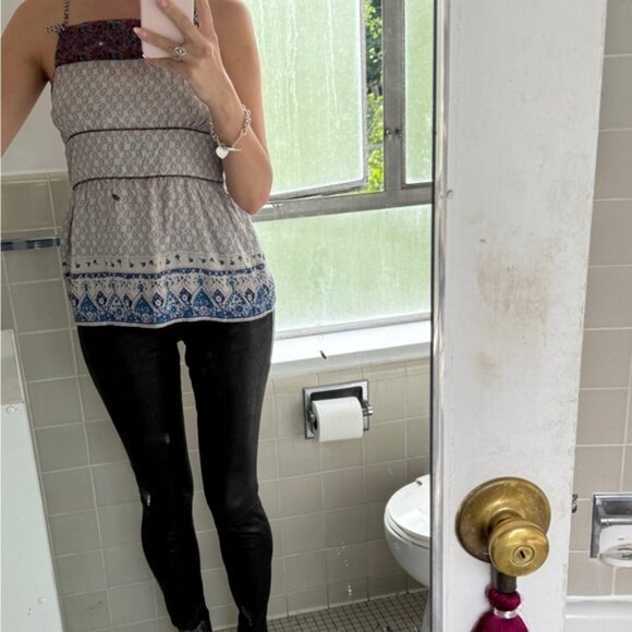 Frame Atelier Le Skinny de Jeanne Leather Black Pants 26 - Picture 2 of 2